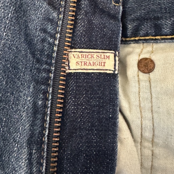 Polo Ralph Lauren Varick Slim Straight Blue Jeans 40x30 - Picture 10 of 10